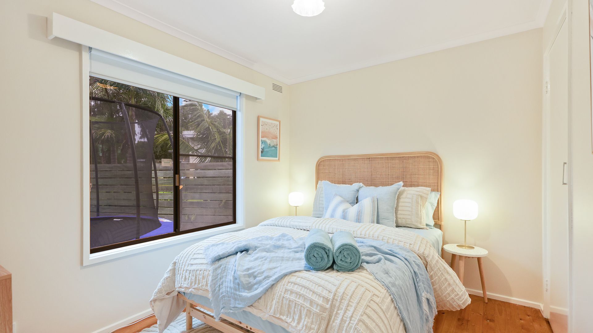 3 bedrooms, iron/ironing board, travel cot, Internet