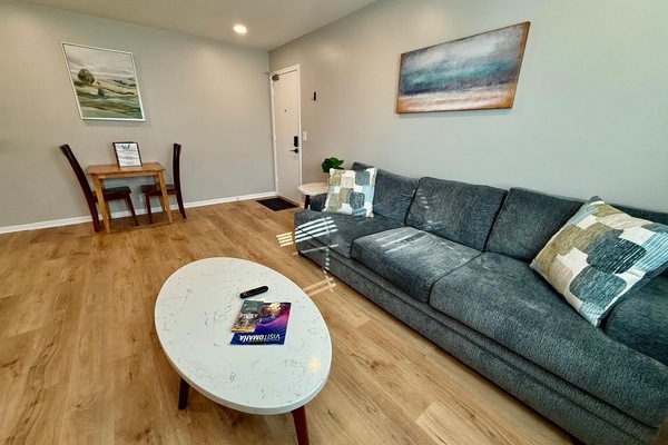 Settle into easy comfort, ready for your city ventures.