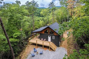 Exterior - Hot Tub - Fire Pit - Large Covered Porch (Bryson City)