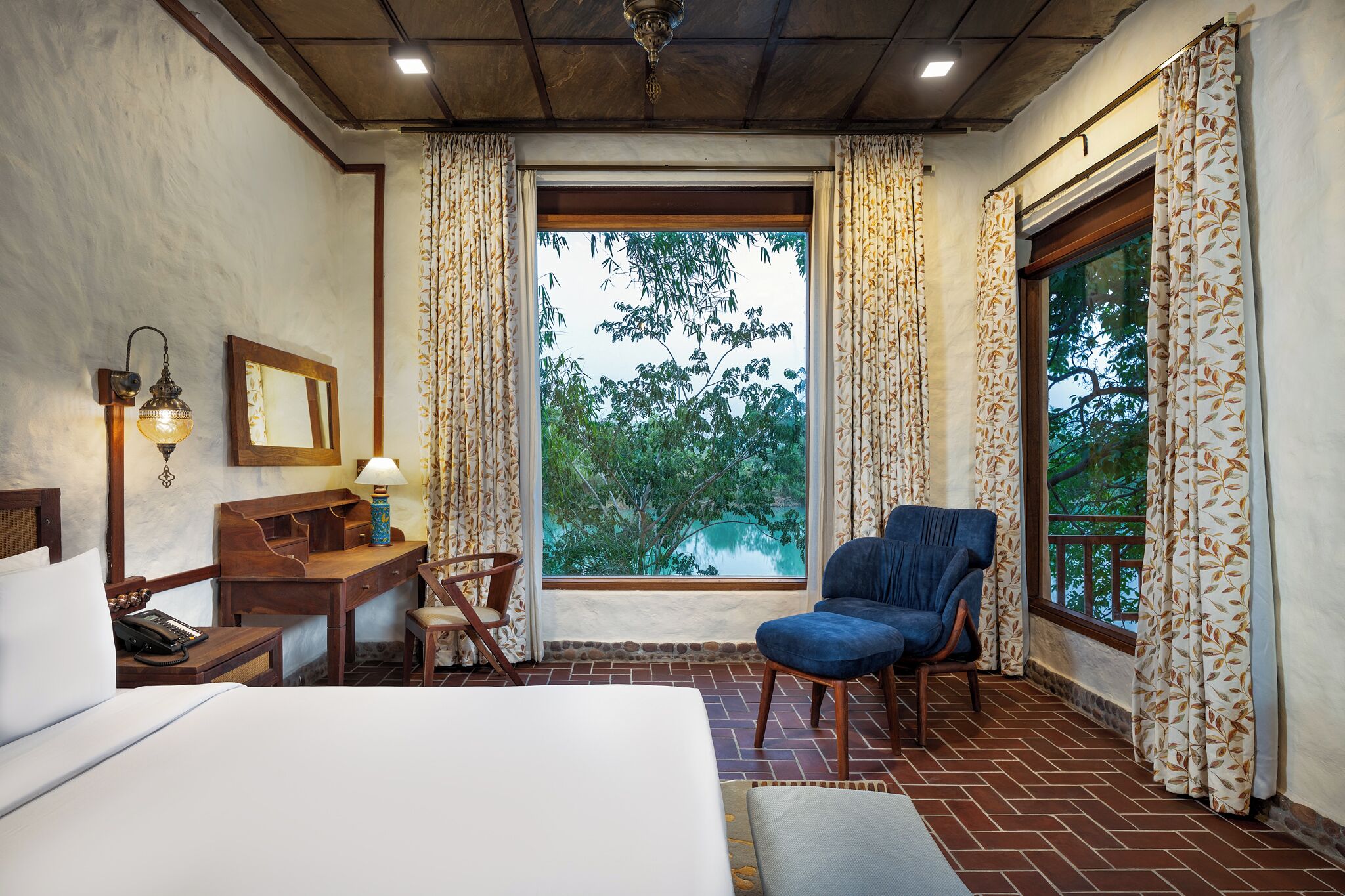 奢华别墅, 阳  台, 河景 | 1 多间卧室