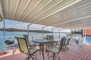 House (3 Bedrooms) | Front of property - Shared Dock at Waterfront Lake of the Ozarks Home (Gravois Mills)