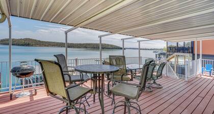 Shared Dock at Waterfront Lake of the Ozarks Home