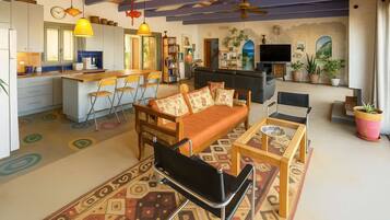 電視、壁爐、DVD 播放機、音響