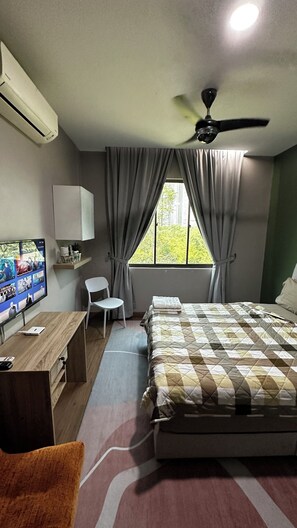 WiFi, bed sheets - Room3A @ free Y5 Netflix Parking Coway (Cyberjaya)