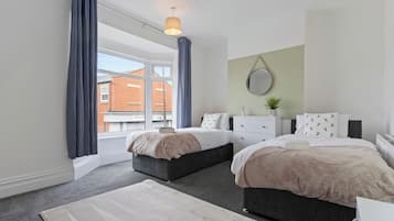 4 bedrooms, iron/ironing board, travel crib, free WiFi