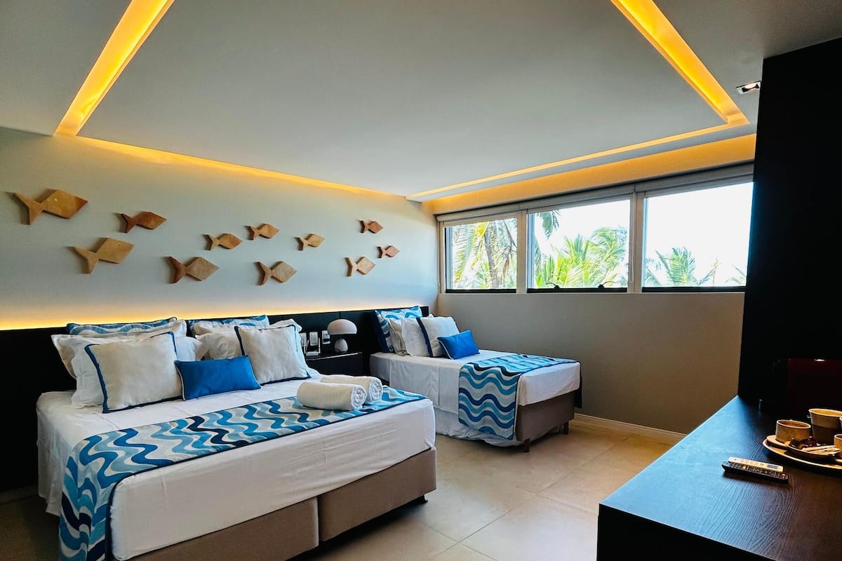 Superior Triple Room | Premium bedding, minibar, desk, laptop workspace
