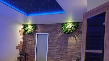 Indoor pool, a heated pool