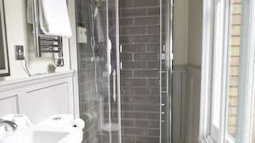 Standard Double Room | Bathroom | Separate bathtub and shower, bathrobes, slippers, soap