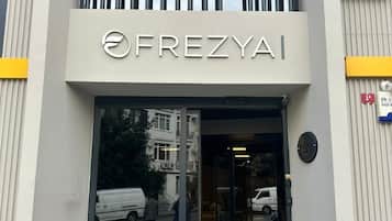 Fachada de la propiedad