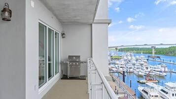 Condo, Multiple Beds (The Wharf 403) | Terrace/patio