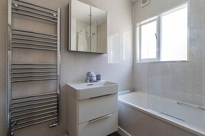 Shower, hair dryer