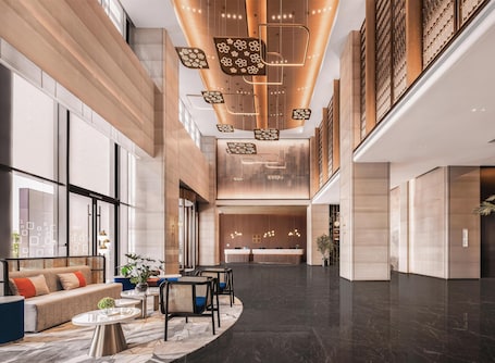 Lobby. Hilton Garden Inn Fenyang Yulongwan
