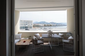 Deluxe Apartment, Balcony, Sea View | Balcony