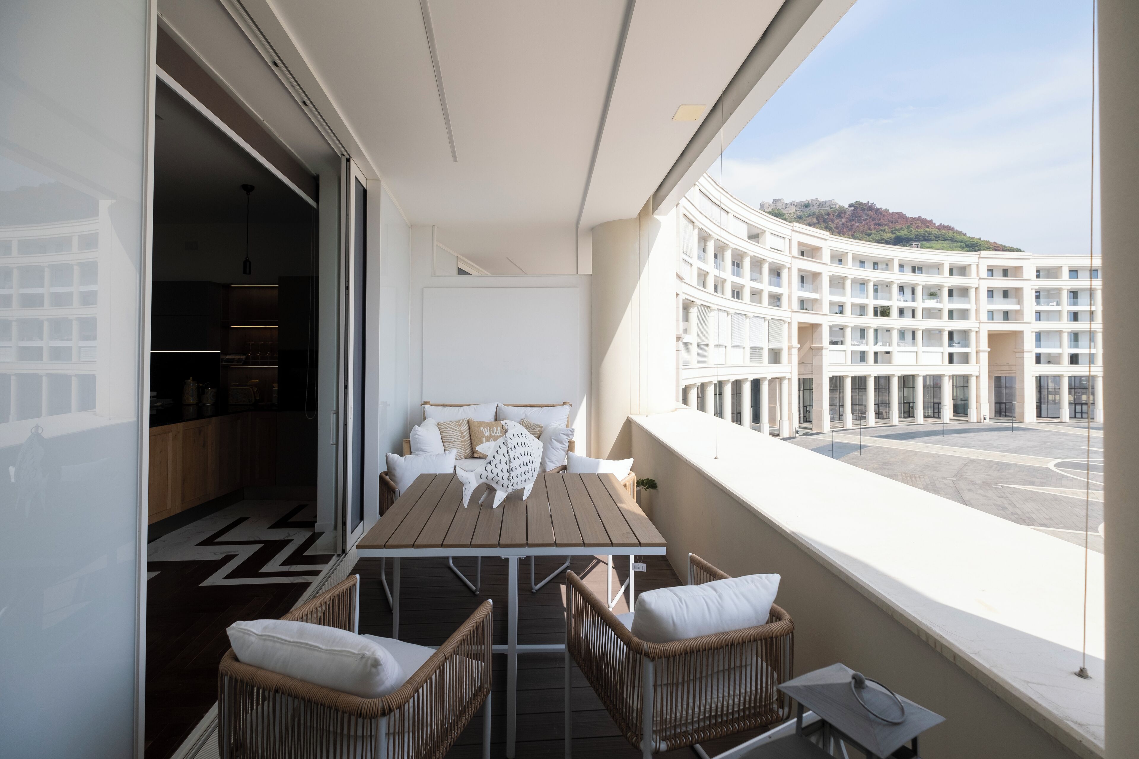 Deluxe Apartment, Balcony, Sea View | Balcony