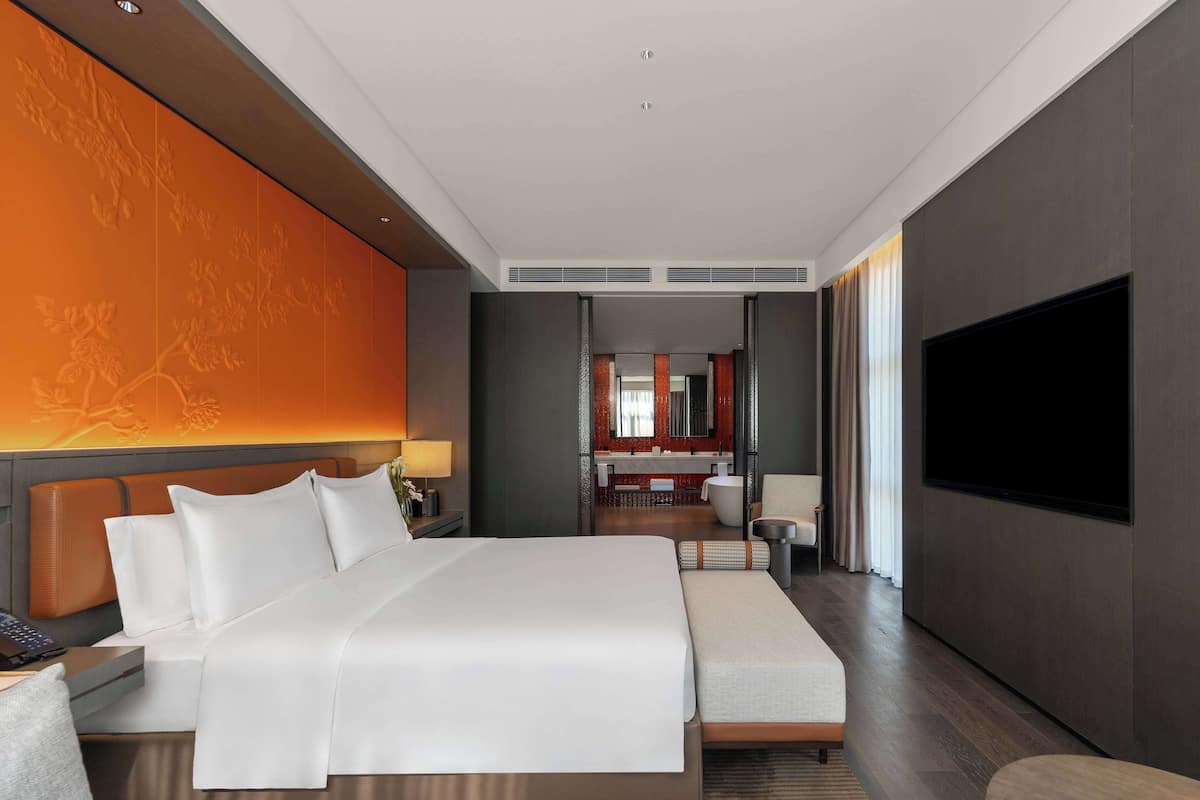 Suite Deluxe, 1 trĂšs grand lit | 1 chambre, couette en duvet d'oie, coffres-forts dans les chambres