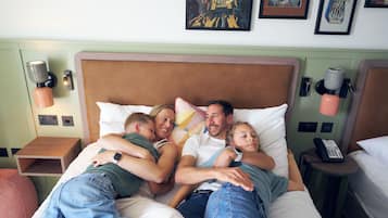 Family Room (up to 2 Children 12 Yrs) | In-room safe, blackout curtains, free WiFi, bed sheets