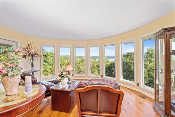 TV connectée, cheminée