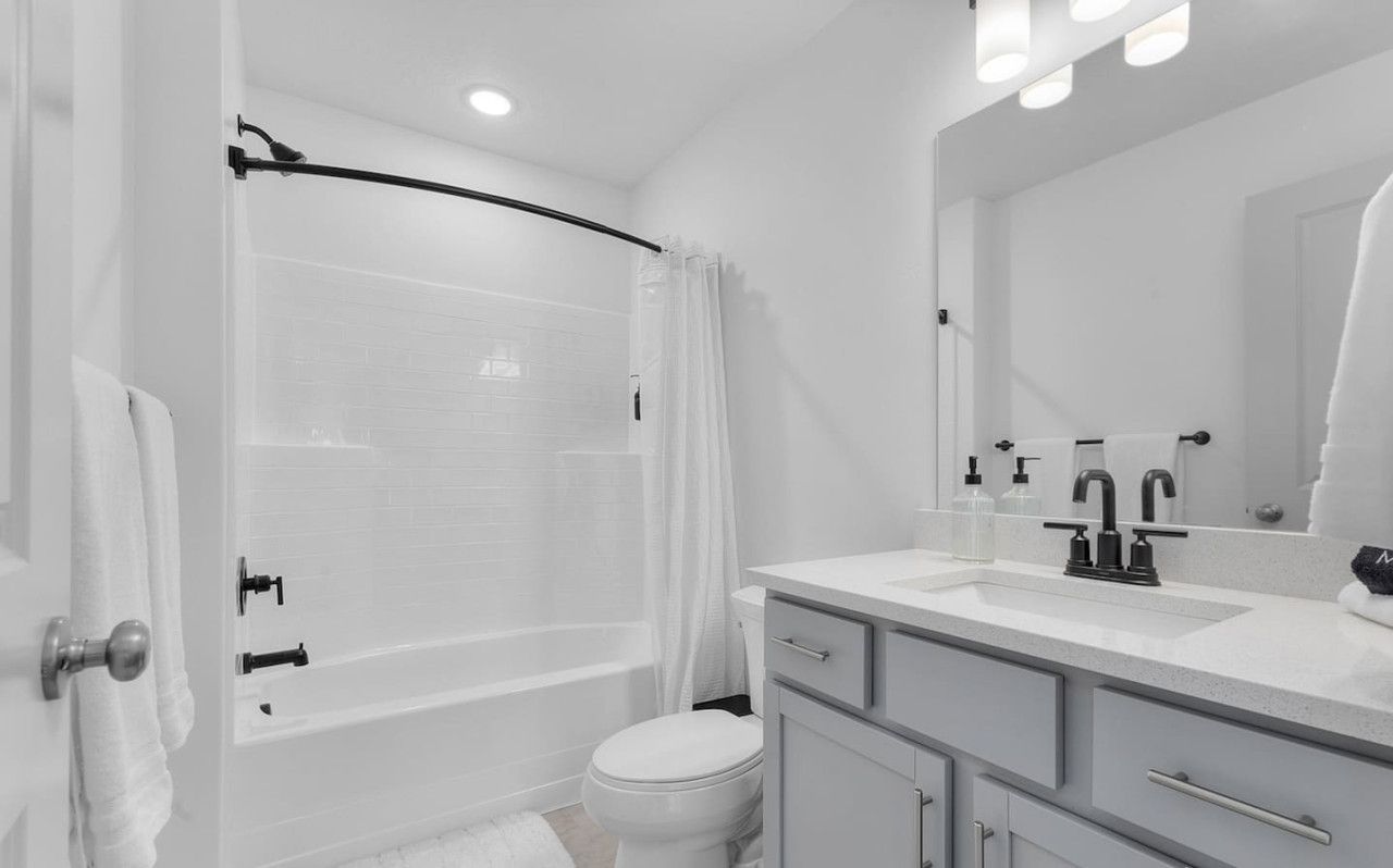 Hair dryer, towels