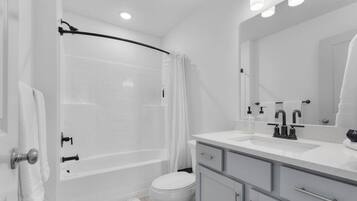 Hair dryer, towels