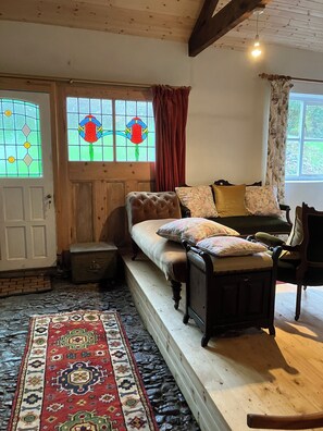 TV connectée, cheminée