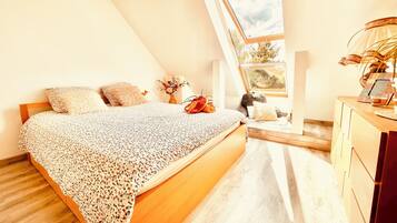 2 chambres, fer et planche Ă repasser, Wi-Fi, draps fournis