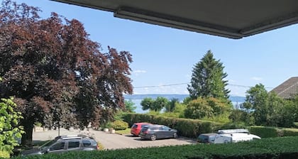 Charming apartment - breathtaking view of Lake Geneva