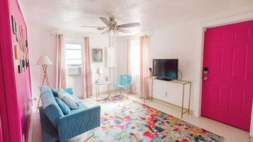 TV, video games, books, music library