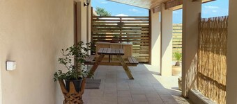 Beutiful home with terrace and private salon garden in the Gers.