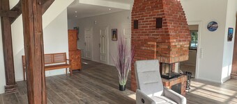 Friesenhaus Ebbe für 6 Gäste mit Großem Garten