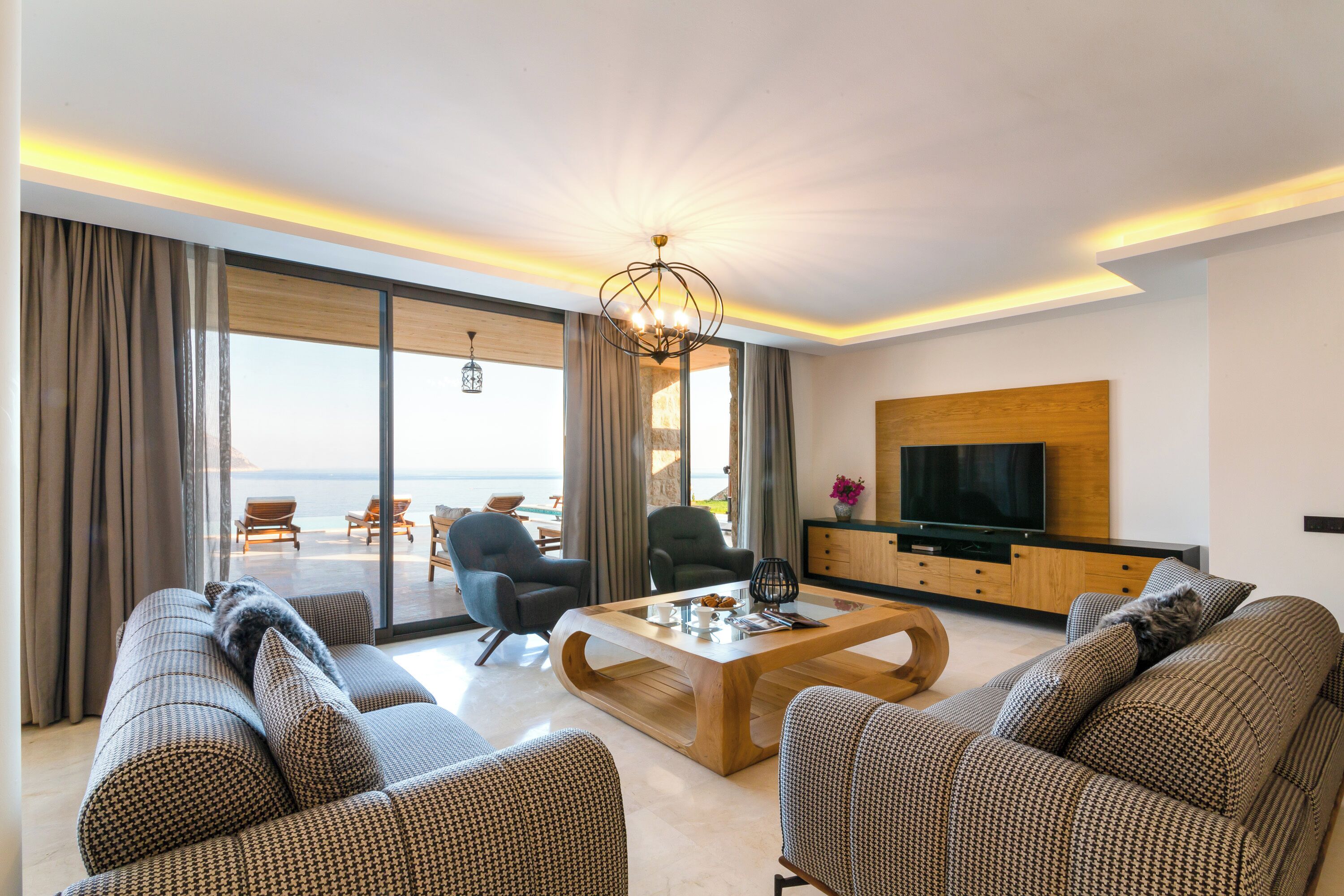 Seaside And Private Beach Villa For 12 People - Kalkan