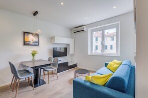 Apartamento Deluxe | 1 dormitorio, cortinas opacas, sistema de insonorización