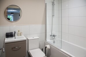 Hair dryer, towels