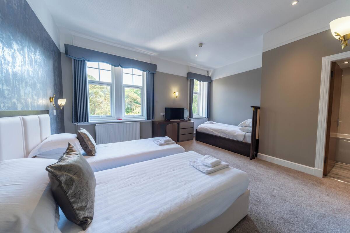 Family Triple Room | Desk, laptop workspace, iron/ironing board, WiFi (free)