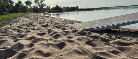 Sun loungers, beach towels