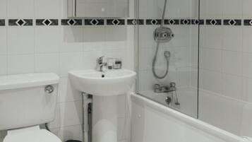 Towels, soap, toilet paper