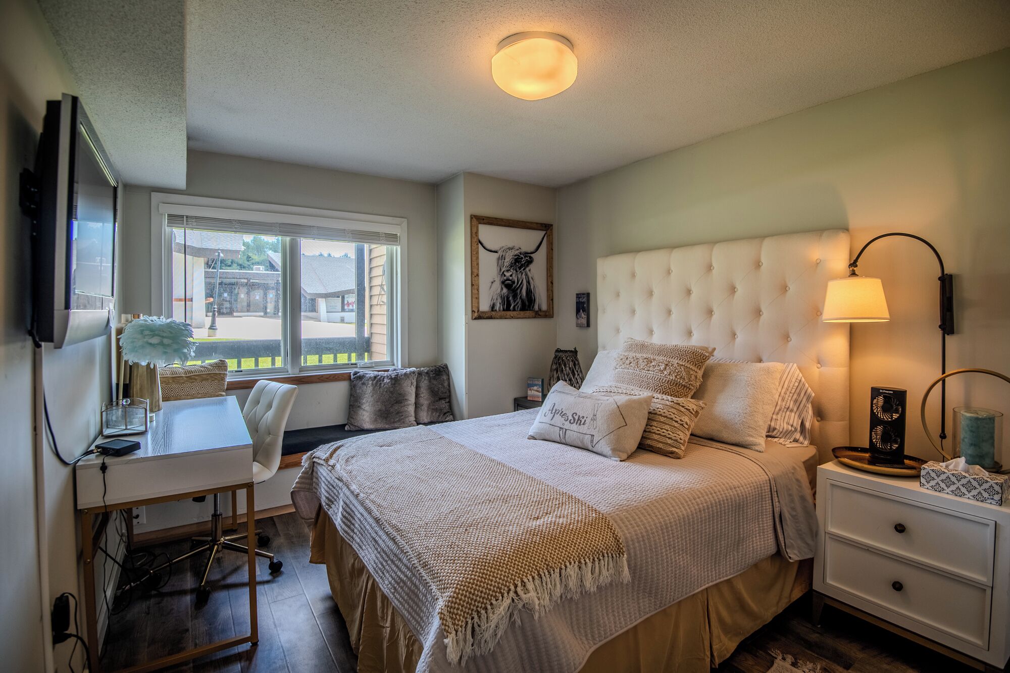 1 chambre, bureau, Wi-Fi, draps fournis