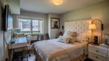 1 chambre, bureau, Wi-Fi, draps fournis