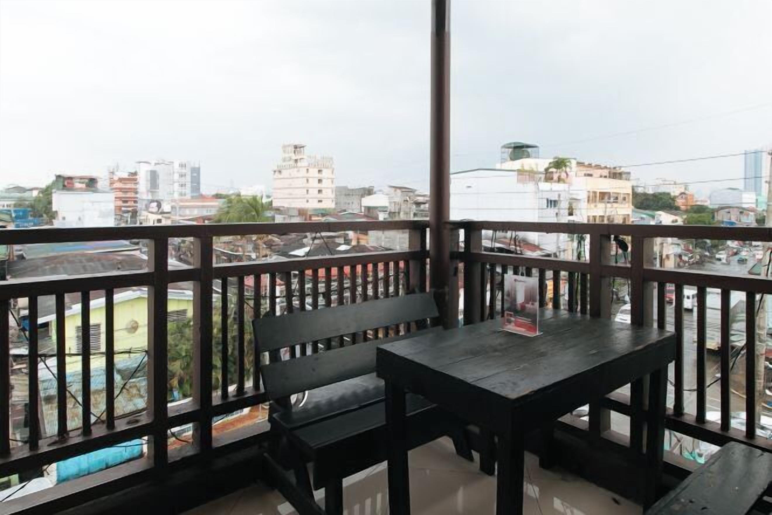 Blick von der Unterkunft