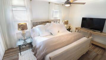 2 dormitorios, tabla de planchar con plancha, wifi y ropa de cama