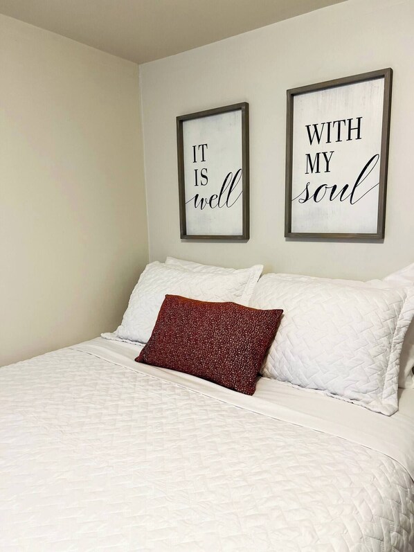 2 多间卧室、WiFi、床单