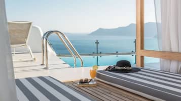 Een verwarmd zwembad