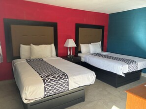 Standard Double Room, 2 Double Beds, Pet Friendly | Desk, laptop workspace, free WiFi, bed sheets