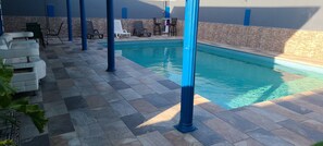 Pool - Cast Away Villa, where we make you feel like you're in your home away from home. (San Fernando)