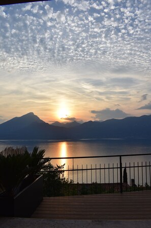 Udsigt fra overnatningsstedet