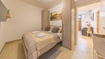 1 Schlafzimmer, Bügeleisen/Bügelbrett, kostenloses WLAN, Bettwäsche