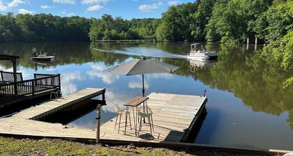 Pet-Friendly Lakefront Suite w/ Dock, Canoe, Firepit & More
