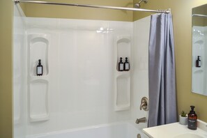 Hair dryer, towels