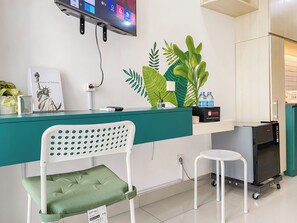 Desk, free WiFi - Cozy And Good Studio Sayana Bekasi Apartment (Tarumajaya)
