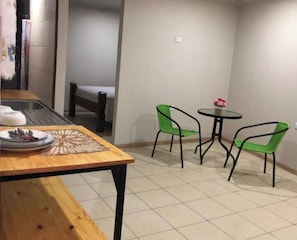 Uitzicht vanuit de kamer