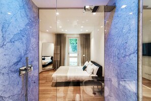 1 غرفة نوم ومكواة/لوح كي وواي فاي وملاءات أسرّة